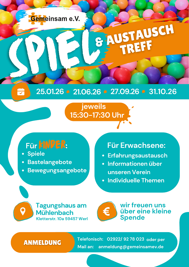 Flyer SpieluAustauschTreff